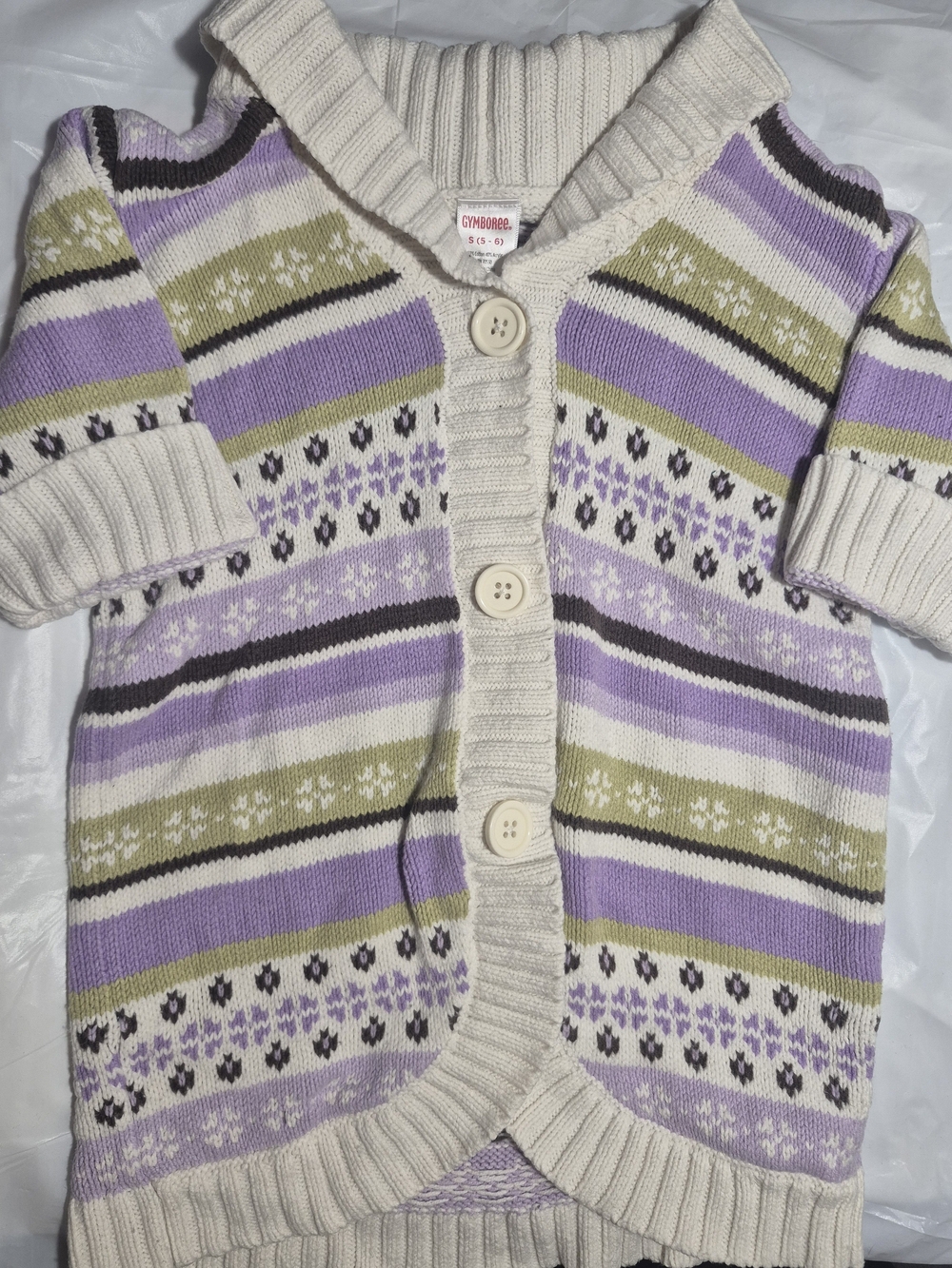 Gymboree Striped Sweater From 'Cowgirl At Heart' Collection-Size 5/6
